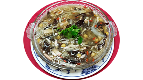 黑木耳魚翅羹・中平素食之家